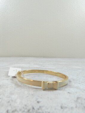 Kate Spade Bracelet Cream Enamel Take A Bow New Bangle